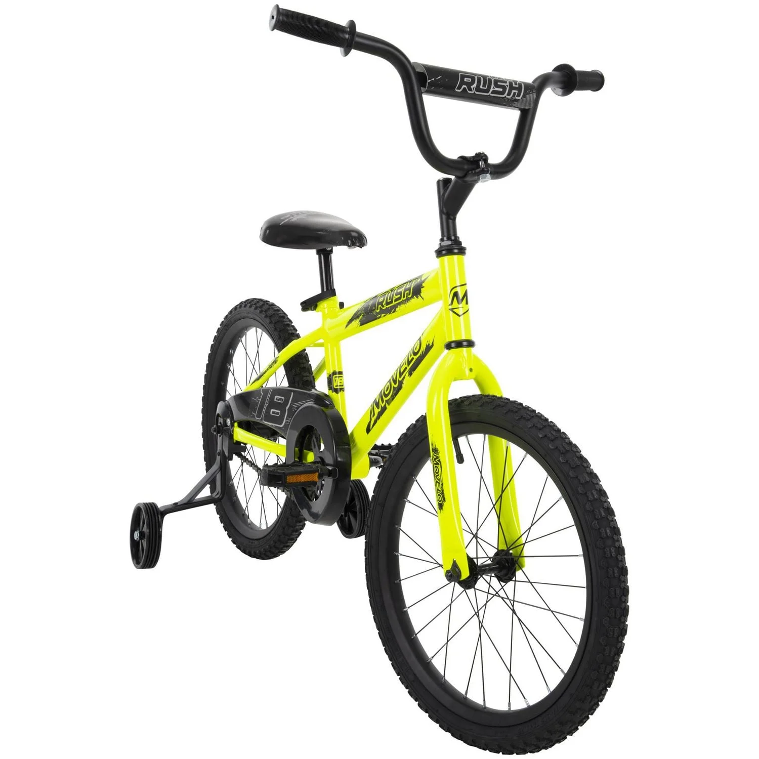 movelo rush 18” boys bike, yellow movelo rush 18” boys bike, yellow