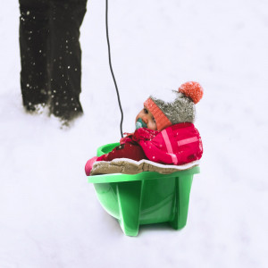 era peanut infant sled 32", green