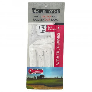 tour mission women's left hand glove, large (1 unit)