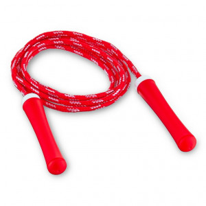 play day jump rope, red kids' skipping rope, toy sports equipment, children ages 3+