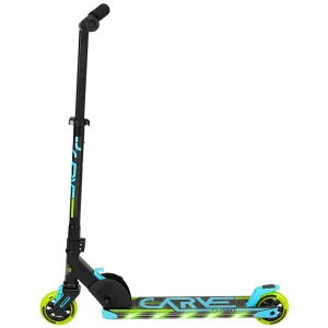 madd gear carve flight light up scooter blue lime