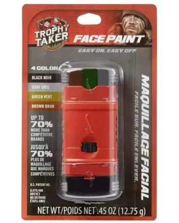 trophy taker t2701 face paint 4 color system (blister card) 70% more than other brands