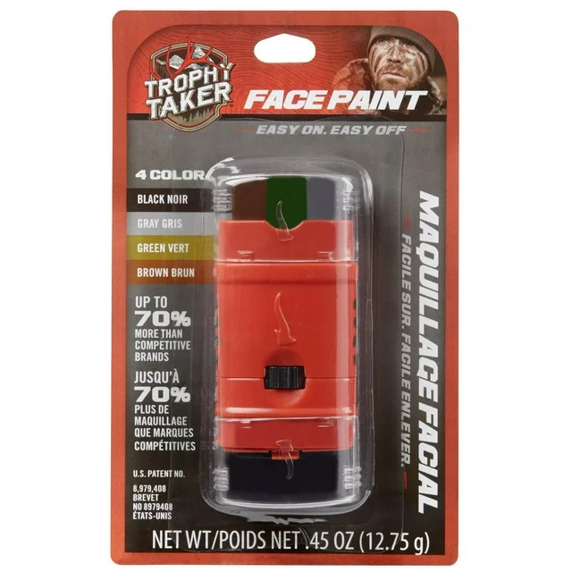 New Arrivals trophy taker t2701 face paint 4 color system (blister card) 70% more than other brands