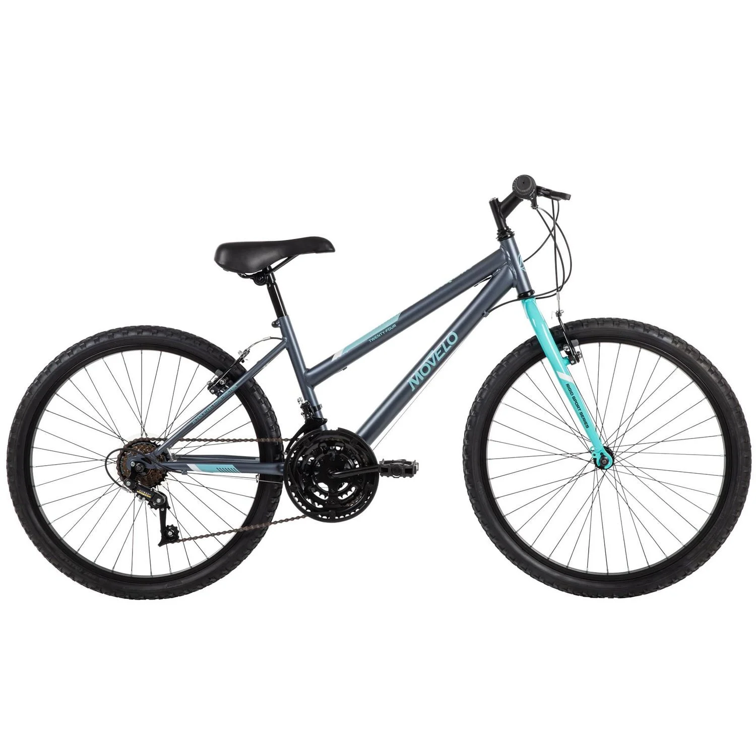 movelo algonquin 24 inch mountain bike for girls, 18 speed, grey/blue movelo algonquin 24 inch mountain bike for girls, 18 speed, grey/blue