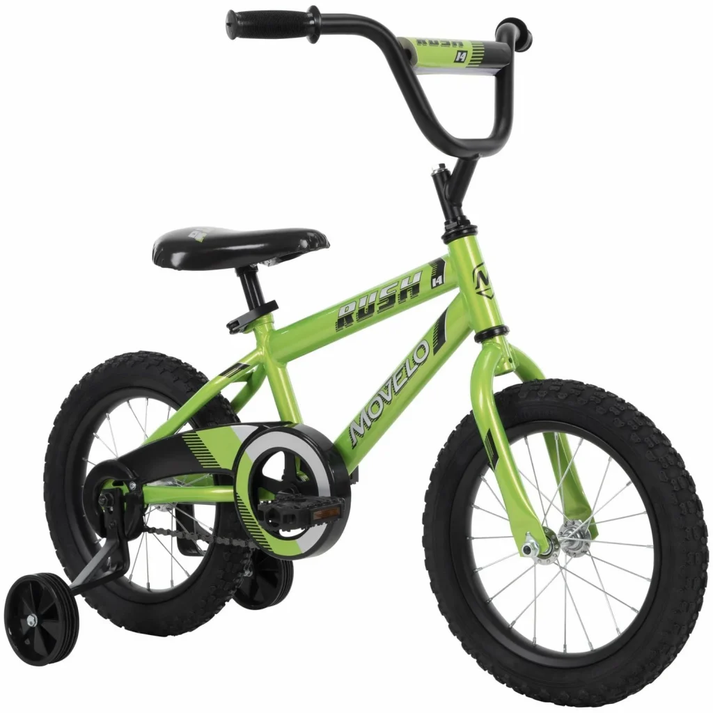 New Arrivals movelo rush 14” boys bike, lime green