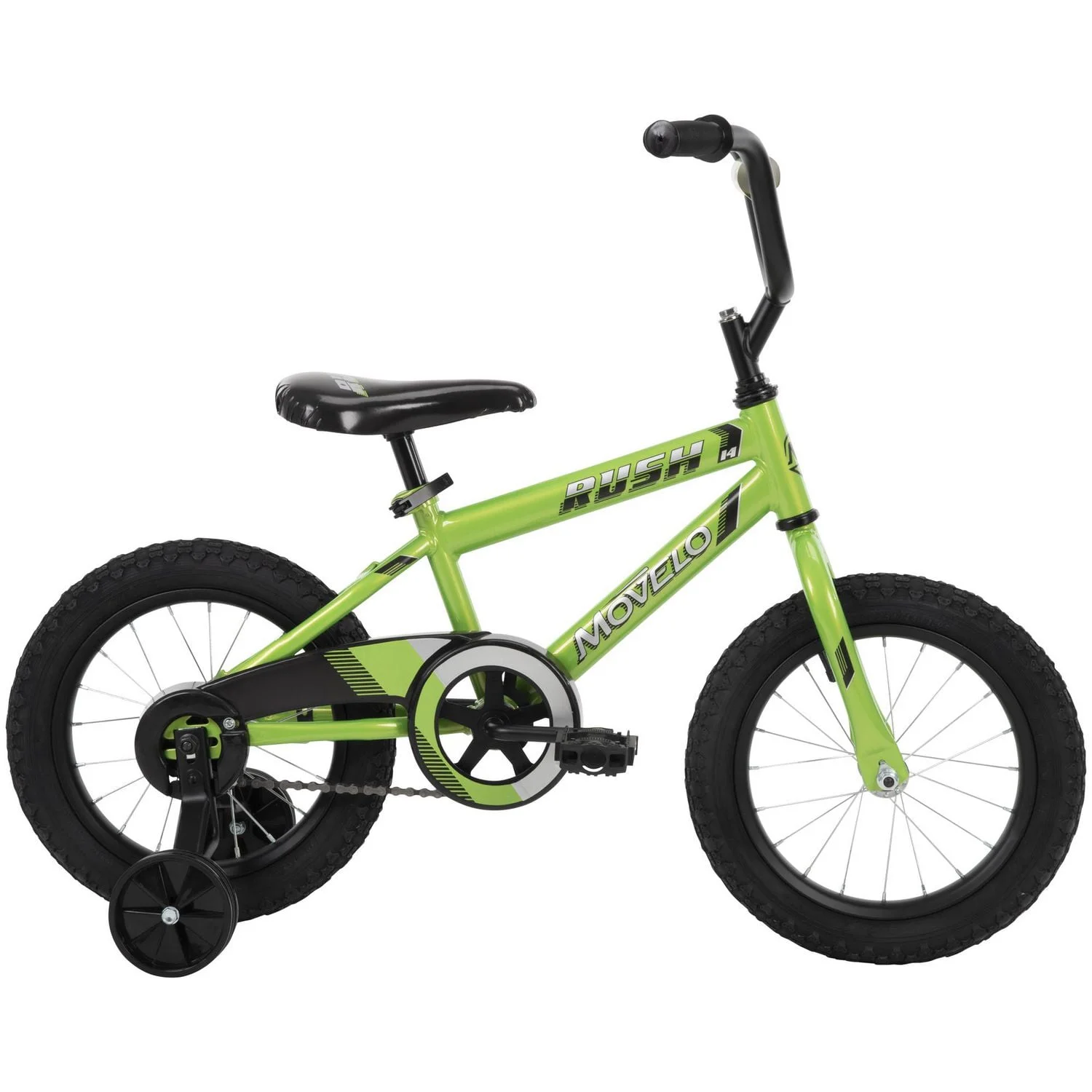 movelo rush 14” boys bike, lime green movelo rush 14” boys bike, lime green