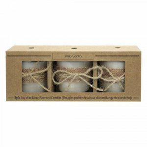 palo santo soy wax blend scented candles 3 count